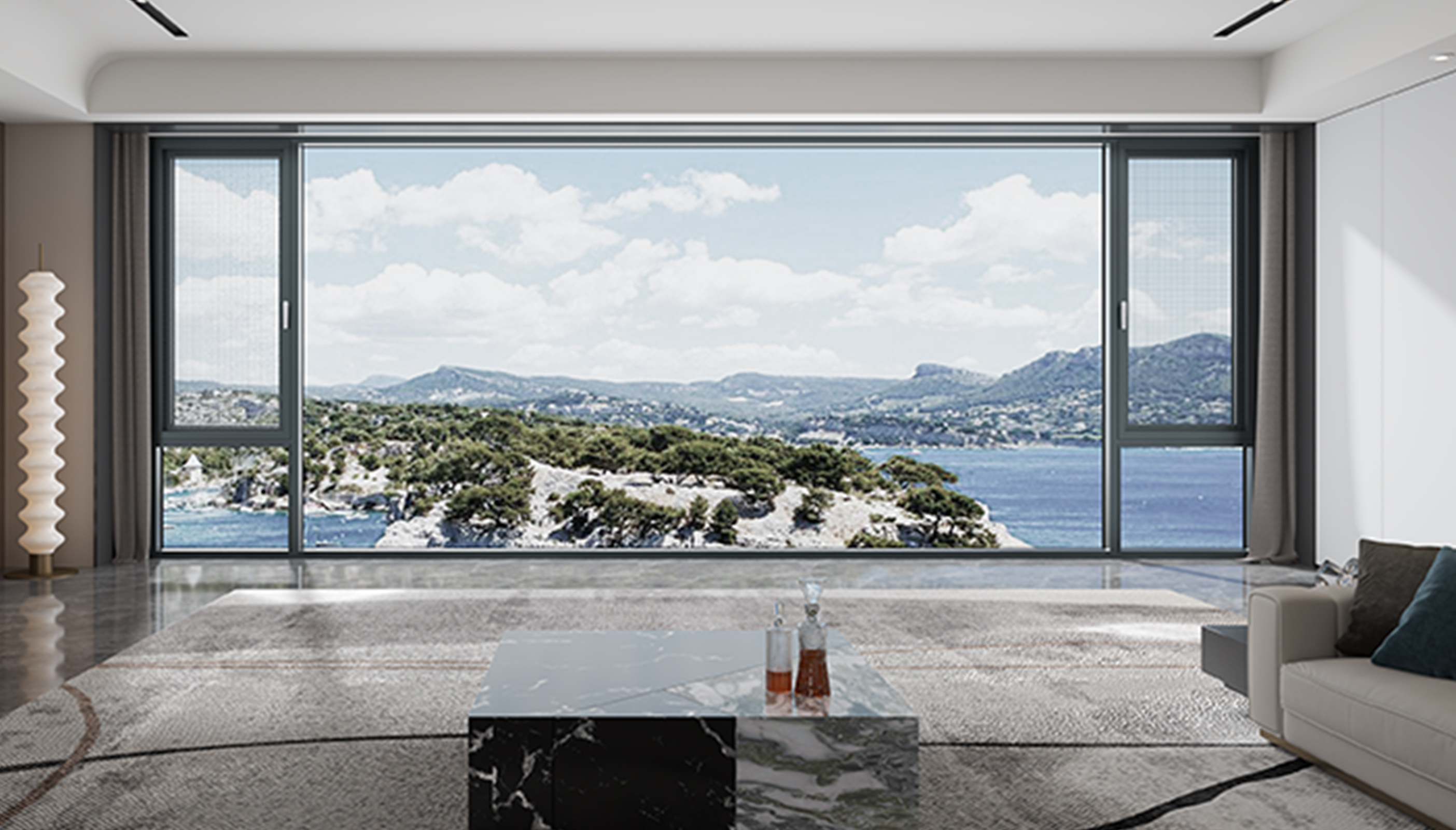 佛羅倫薩Ultra窗紗一體平開窗